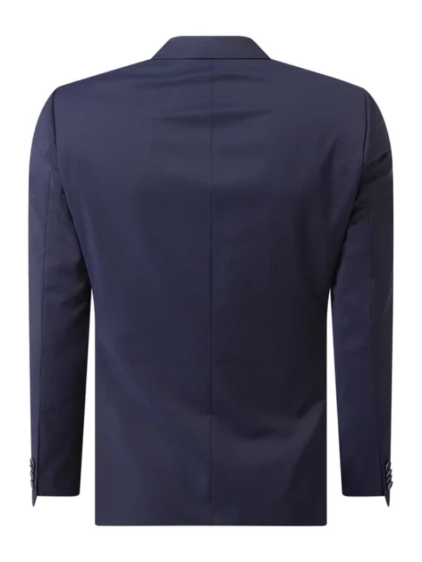 Budget ? CG – Club Of Gents Slim Fit 2-Knopf-Sakko Aus Schurwolle YOUR OWN PARTY By CG – CLUB Of GENTS – Marineblau ? 5