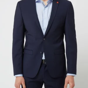 Budget ? Roy Robson Extra Slim Fit 2-Knopf-Sakko Aus Schurwollmischung – Marineblau ? 15