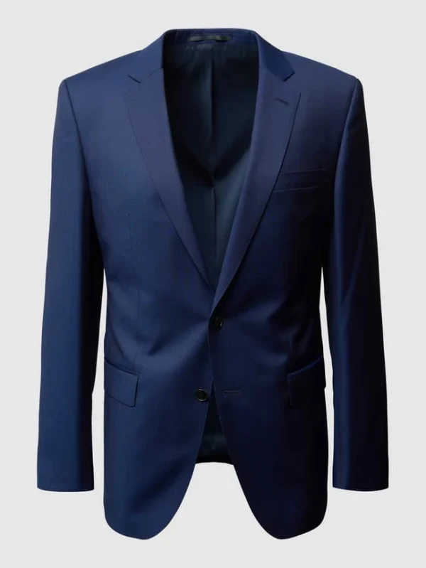 Angebote ? BOSS Slim Fit 2-Knopf-Sakko Aus Reiner Schurwolle – Royalblau ? 3