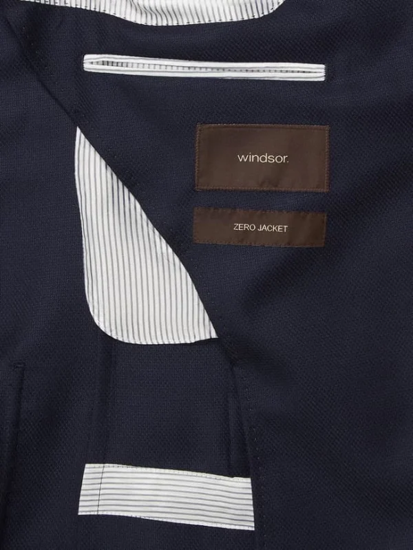 Beste Bewertungen von ? Windsor Shaped Fit 2-Knopf-Sakko Aus Schurwolle Modell ‘Giron’ – Marineblau ? 7