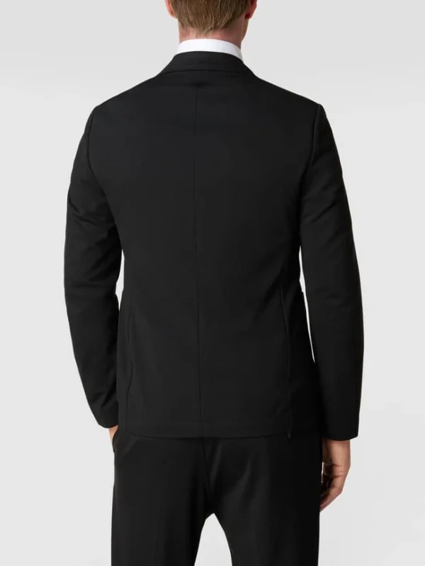 Schlussverkauf ? Cinque Slim Fit 2-Knopf-Sakko Aus Jersey Modell ‘Cidatini’ – Schwarz ✔️ 6