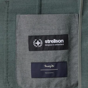 Neu ? Strellson Slim Fit 2-Knopf-Sakko Mit Stretch-Anteil Modell ‘Acon’ – Gras Grün ? 18