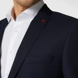 Brandneu ? Roy Robson Slim Fit 2-Knopf-Sakko Aus Schurwolle ‘Techno Suit’ – Marineblau ⌛ 11