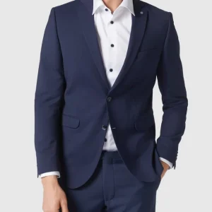 Besorgen ⭐ CG – Club Of Gents Slim Fit 2-Knopf-Sakko Mit Stretch-Anteil Modell ‘Caden’ – Royalblau ✔️ 13