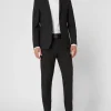 Besorgen ✨ Selected Homme Slim Fit 2-Knopf-Sakko Mit Stretch-Anteil Modell ‘Josh’ – Schwarz ✔️ 19