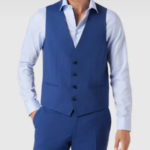 Brandneu ? BOSS Weste Mit Paspeltaschen Modell ‘Huge Vest’ – Marineblau ? 13