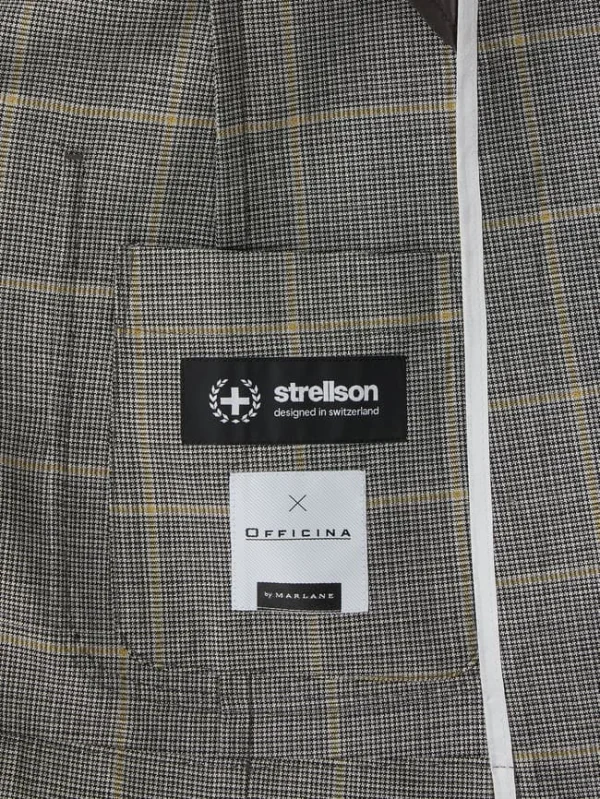 Aktion ? Strellson Slim Fit 2-Knopf-Sakko Mit Gitterkaro Modell ‘Acon’ – Mittelgrau ? 6