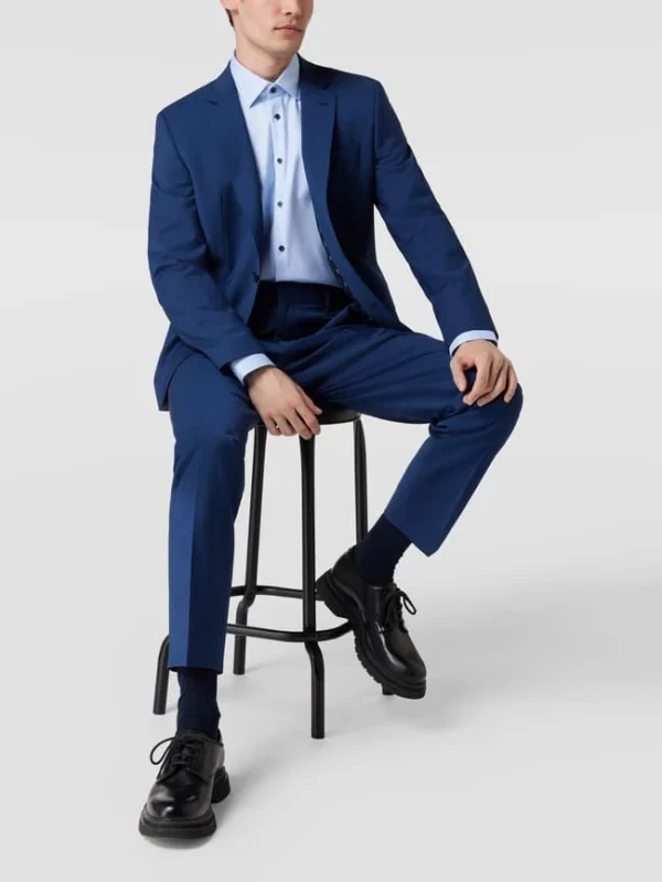 Schlussverkauf ⭐ BOSS Slim Fit Anzughose Modell ‘Genius’ – Royalblau ? 1