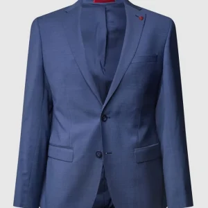 Bestpreis ? Roy Robson Slim Fit 2-Knopf-Sakko Aus Schurwolle ‘Techno Suit’ – Blau ? 10