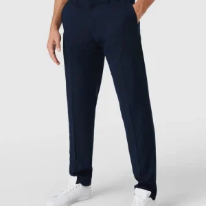 Schlussverkauf ? S.Oliver BLACK LABEL Anzug-Hose Mit Webmuster – Marineblau ? 13