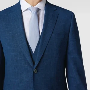 Rabatt ? BOSS Regular Fit 2-Knopf-Sakko Mit Woll-Anteil Modell ‘Jasper’ – Blau ? 11