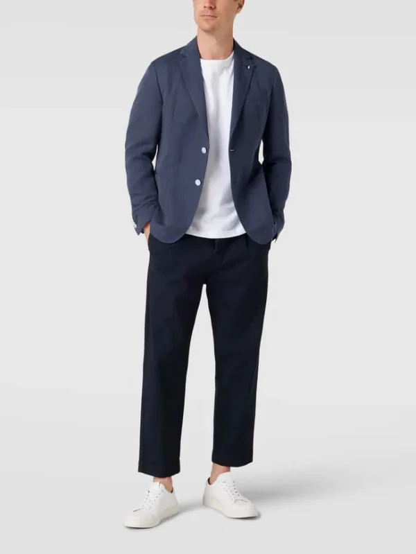 Rabatt ❤️ BOSS Slim Fit 2-Knopf-Sakko Modell ‘Hanry’ – Marineblau ✨ 1