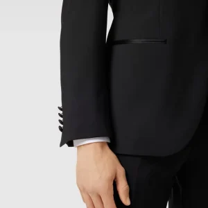 Beste Bewertungen von ? Pierre Cardin Modern Fit 1-Knopf-Sakko Mit Schalkragen Modell ‘Smoking Klassik’ – Schwarz ? 11