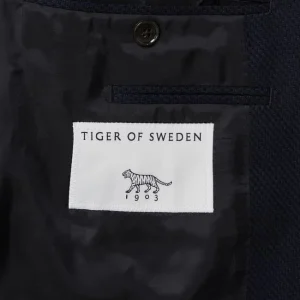 Angebote ? Tiger Of Sweden Slim Fit 2-Knopf-Sakko Mit Fallendem Revers Modell ‘Josef’ – Marineblau ? 12