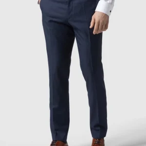 Rabatt ? CG – Club Of Gents Slim Fit Anzug-Hose Aus Schurwolle – Blau ✨ 13